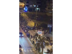 KAZA YAPAN ARAÇTAKİ 3 KİŞİ KAÇTI, KISA SÜREDE POLİSE YAKALANDI