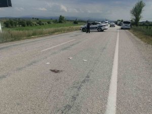 ISPARTA’DA MOTOSİKLET KAZASI: 1 AĞIR YARALI