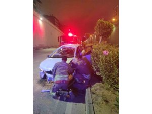 İSKENDERUN’DA TRAFİK KAZASI: 1 YARALI