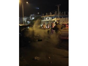 BELEN’DE OTOMOBİL YANGINI