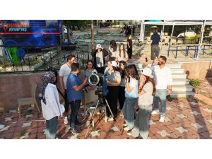 EKİNÖZÜ’NDE ASTRONOMİ VE GÖKYÜZÜ GÖZLEM ŞENLİĞİ DÜZENLENDİ
