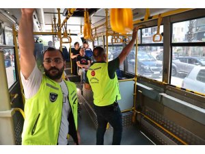 BÜYÜKŞEHİR’DEN OTOBÜSLERE SIKI TAKİP