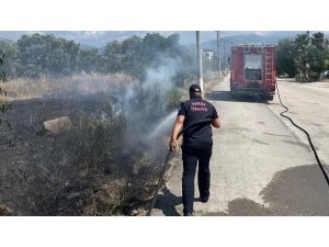 ARSUZ’DA BAHÇE YANGINI