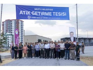 MEZİTLİ’DE ATIK GETİRME MERKEZİ HİZMETE AÇILDI