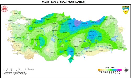 TÜRKİYE'DE YAĞIŞLARDA SON 33 YILIN MAYIS REKORU