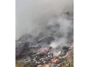 ÇÖP DÖKÜM ALANINDAKİ YANGIN ORMANA SIÇRADI