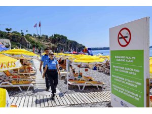 BÜYÜKŞEHİR ZABITASINDAN ’DUMANSIZ PLAJ’ UYGULAMASI DENETİMİ