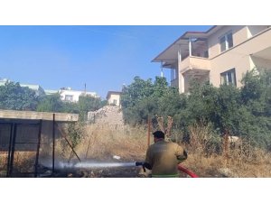 KIRIKHAN’DA BAHÇE YANGINI