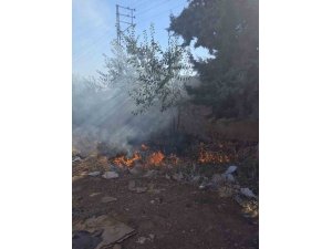 HASSA’DA BAHÇE YANGINI