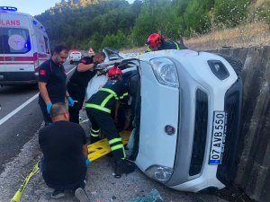 BUCAK'TA KAZA; 1 ÖLÜ, 1 YARALI