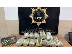 HATAY’DA 8 KİLO 900 GRAM ESRAR YAKALANDI: 4 TUTUKLAMA
