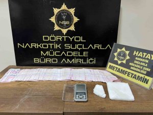 ERZİN’DE 250 GRAM METAMFETAMİN ELE GEÇİRİLDİ