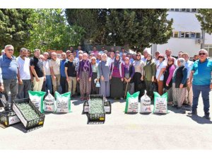 GÜLNARLI ÜRETİCİLERE FİDE, EKİPMAN VE SULAMA DESTEĞİ