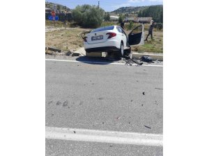 ISPARTA’DA TRAFİK KAZASI UCUZ ATLATILDI