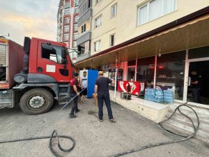 OSMANİYE’DE İŞ YERİ YANGINI
