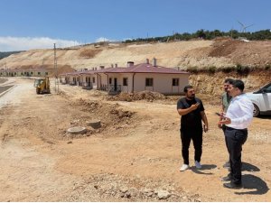 ŞENKÖY’DE AFET KONUTLARI TAMAMLANMA AŞAMASINA GELDİ