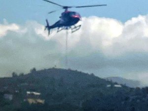 ZİRAİ ALANDAKİ YANGIN BÜYÜMEDEN SÖNDÜRÜLDÜ