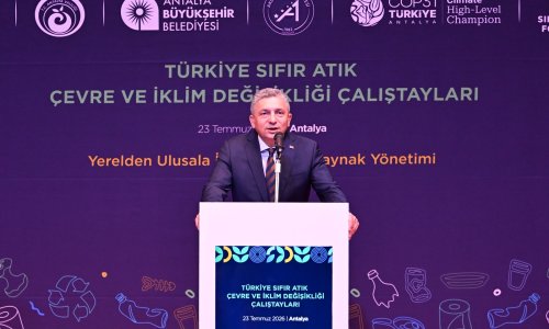 ANTALYA’DA “SIFIR ATIK, ÇEVRE VE İKLİM DEĞİŞİKLİĞİ ÇALIŞTAYI” GERÇEKLEŞTİRİLDİ