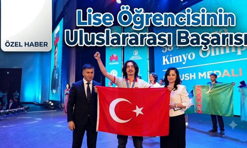 TÜBİTAK LİSESİ ÖĞRENCİSİNDEN ÇİFTE MADALYA