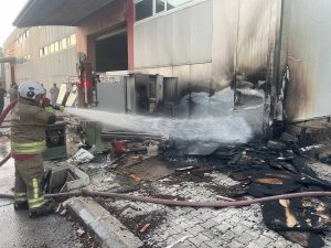 ANTAKYA’DA MOBİLYA ATÖLYESİNDE YANGIN PANİĞİ