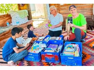 MANAVGAT BELEDİYESİ’NDEN YAYLALARA KÜTÜPHANE DESTEĞİ
