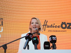 ATSO BAŞKAN ADAYI HATİCE ÖZ, SEÇİM OFİSİNİ AÇTI