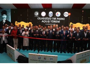 CİLVEGÖZÜ’NDE BİN 200 TIR KAPASİTELİ TIR PARKININ AÇILIŞI GERÇEKLEŞTİRİLDİ