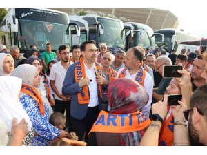 AK PARTİ MERSİN TEŞKİLATI 25. YIL BULUŞMASI İÇİN ANKARA YOLUNDA