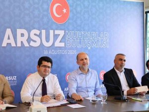 ARSUZ’DA MUHTARLAR BULUŞMASINDA MAHALLELERİN SORUNLARI DEĞERLENDİRİLDİ