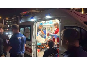 ALANYA’DA ÇATIYA ÇIKAN ADAMI POLİS İKNA ETTİ