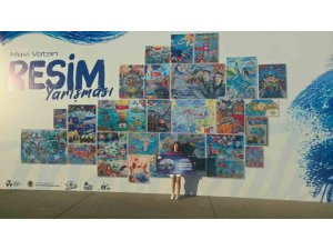 HATAYLI MİNİK RESSAM TEKNOFEST MAVİ VATAN’DA ELDE ETTİĞİ BAŞARIYLA GURURLANDIRDI