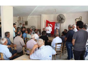 BEŞİKÇİ, ADANALIOĞLU’NDA MUHTAR VE VATANDAŞLARIN TALEPLERİNİ DİNLEDİ