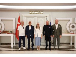 BÜŞRA ÖZDEMİR, ALANYASPOR YÖNETİMİNİ AĞIRLADI