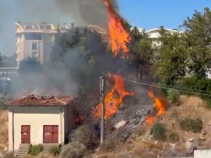 ELEKTRİK TRAFOSU YANGINA NEDEN OLDU
