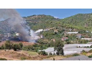 HELİKOPTER PİLOTUNUN DİKKATİ SAYESİNDE YANGIN BÜYÜMEDEN SÖNDÜRÜLDÜ