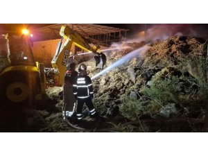 KIRIKHAN’DA SAMANLIK YANGINI YAŞANDI