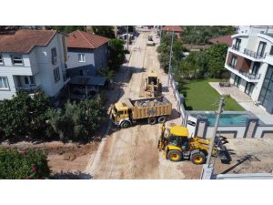 DUACI MAHALLESİ’NDE YOL ÇALIŞMALARINDA İKİNCİ ETAP BAŞLADI
