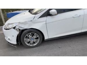 OSMANİYE’DE MOTOSİKLET İLE OTOMOBİL ÇARPIŞTI: 1 YARALI
