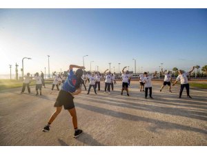 MERSİNLİ MUHTARLAR SABAH SPORUNDA BULUŞTU