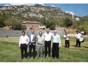 BAŞKAN TOPTAŞ, KERTMEN’DE GÜREŞ SAHASINI İNCELEDİ