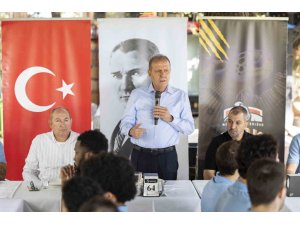 BAŞKAN SEÇER, MSK ERKEK BASKETBOL TAKIMI İLE BULUŞTU