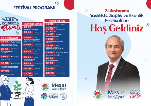 KEPEZ'DE 'ULUSLARARASI YAŞLILIKTA SAĞLIK VE ESENLİK FESTİVALİ' BAŞLIYOR