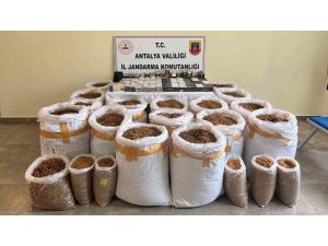 ANTALYA’DA KAÇAK TÜTÜN OPERASYONU: 750 KİLO TÜTÜN ELE GEÇİRİLDİ