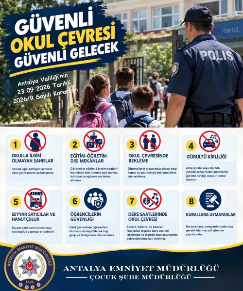 OKULLARDA GÜVENLİ EĞİTİM KARARLARI