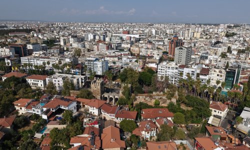 KALEİÇİ HAVADAN GÖRÜNTÜLENDİ