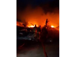 BELEN’DE KONTEYNER YANGINI YAŞANDI