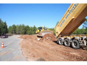 KEPEZ BELEDİYESİ’NDEN AKTOPRAK MAHALLESİ’NDE YOL DÜZENLEMESİ