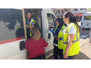 MANAVGAT’TA OKUL SERVİSLERİNE SIKI DENETİM
