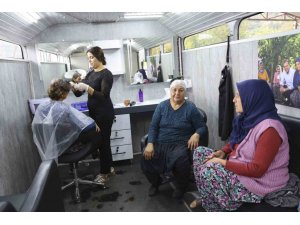 MERSİN’DE MOBİL KUAFÖR HİZMETİ 40 BİN 100 KİŞİYE ULAŞTI