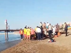 DENİZDE FENALAŞAN RUS TURİST HAYATINI KAYBETTİ